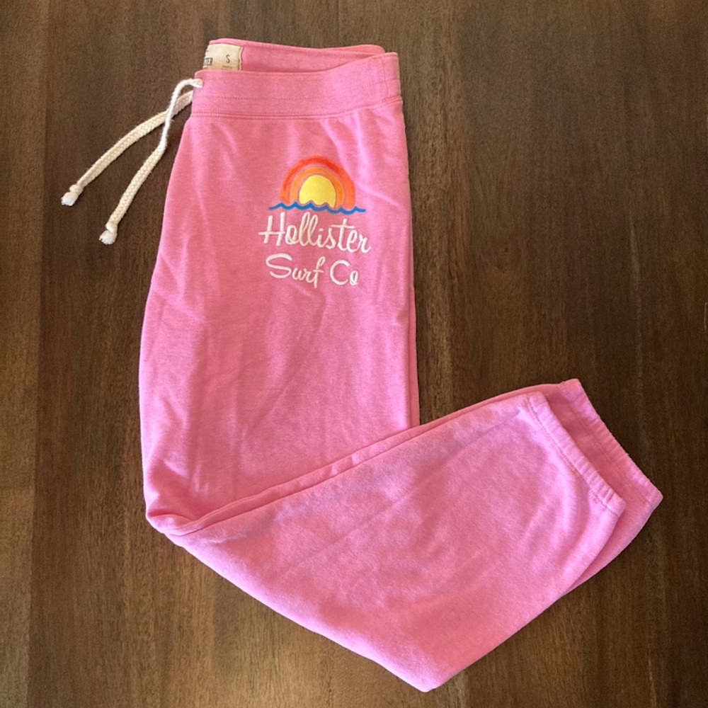 Hollister pink joggers